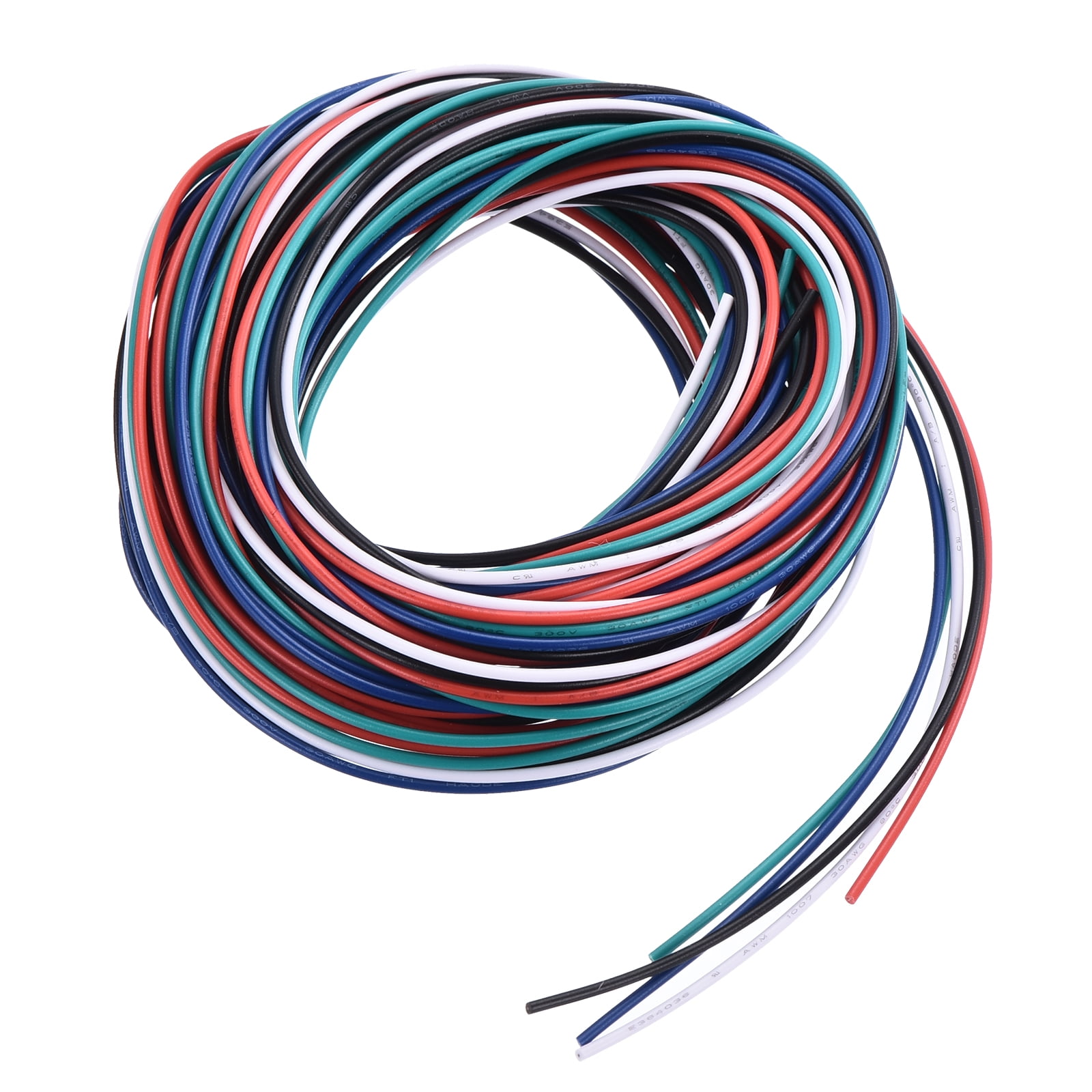 30 Gauge Hookup Wire 3.0m/10ft 30AWG Flexible Electrical Wire Tinned ...