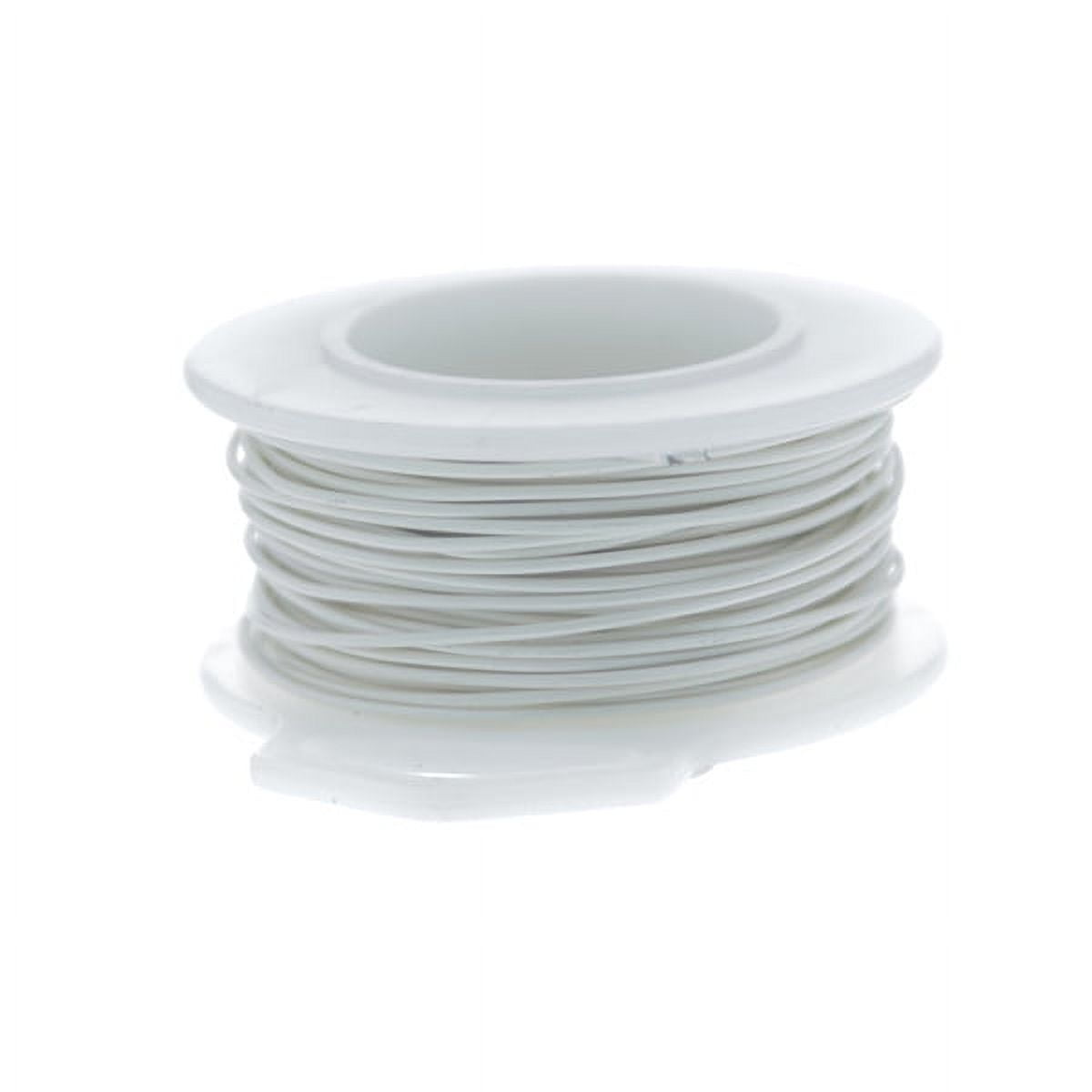 30 Gauge Round Silver Plated Antique White Copper Craft Wire - 150 ft ...