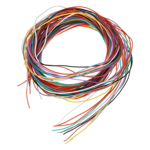 30 Gauge Silicone Wire 30AWG Stranded Wire Tinned Copper Wire High Temp Wire 10 Color 1.5m/4.92ft 10pcs