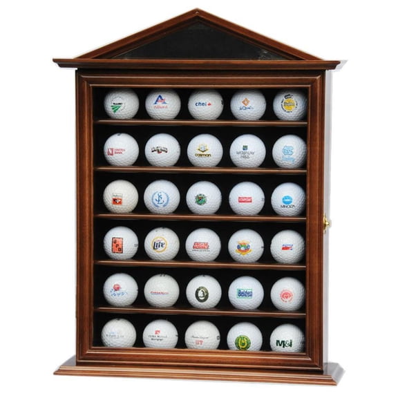 30 Golf Ball Designer Display Case Cabinet