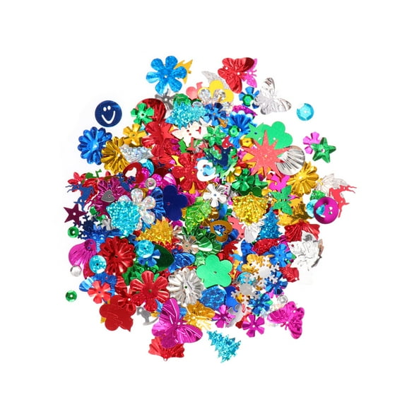 30 Grams Multi-shaped Glitter Confetti Colorful Sequins for DIY Crafts and Decoration (Flower Pattern)