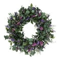 thumbnail image 1 of 30" Green Puleo International Artificial Lavender and Eucalyptus Floral Spring Wreath, 1 of 3
