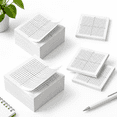 30 Grid Sticky Note Pads Small 3 X 3 Inch Coordinate Notes 100 Sheets ...
