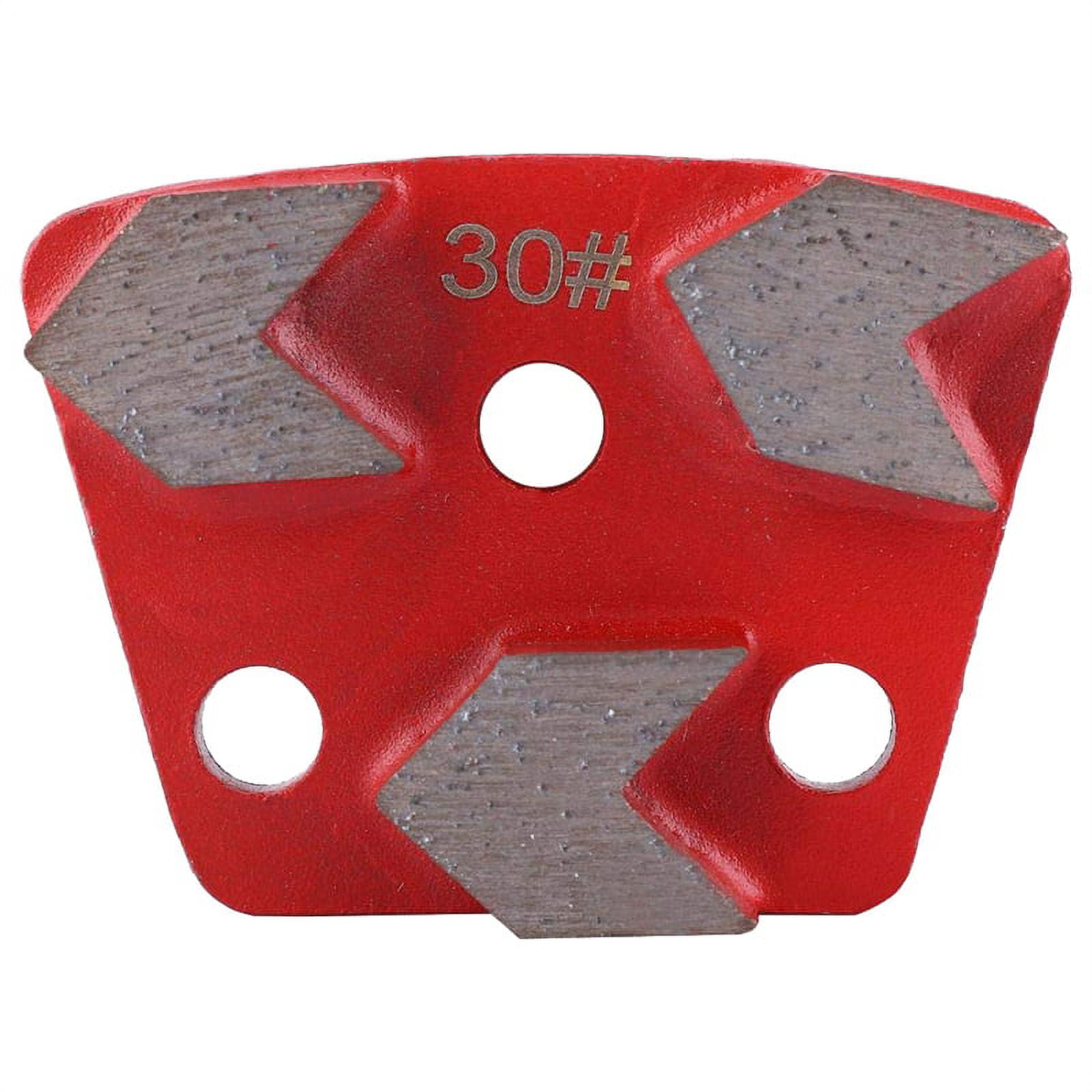 30 Grit Metal Bond Scraper Trapezoid Diamond Floor Grinding Pad Disc for Removing Adhesives