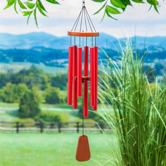 30" H Avria Hand Tuned Wind Chime, Star Spangled Banner