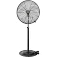 thumbnail image 1 of 30" Heavy Duty Industrial Floor Fan with Wheels, 3-Speed 9500 CFM High Velocity Standing Fan for Commercial and Garage - Aluminum Blades, 1 of 7