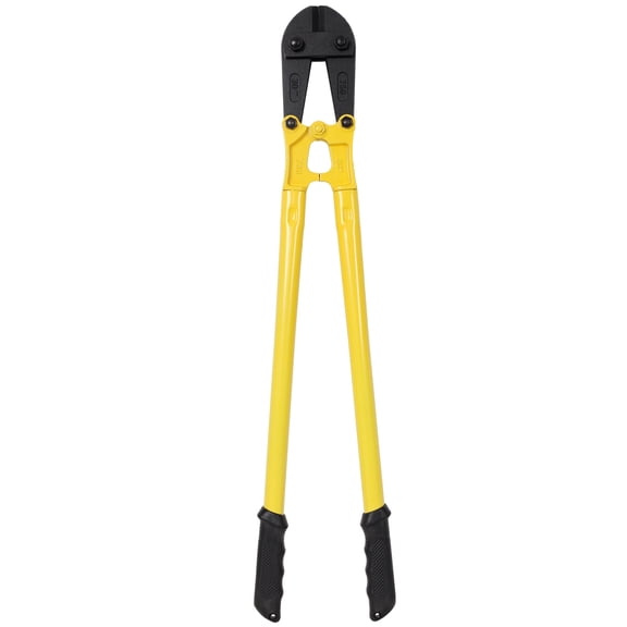 30" Heavy-Duty Medium Bolt Cutter for Fence, Steel Wire, Chain, Screws, Rivets & Medium Padlocks, Ergonomic Soft Rubber Grip Handle