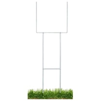 30" Heavy Duty Yard Stakes, 10 Pack, .25 Diameter Metal Frame Wire Step Stake for Yard Signs (10 Pack)