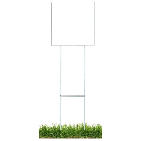 30" Heavy Duty Yard Stakes, 10 Pack, .25 Diameter Metal Frame Wire Step Stake for Yard Signs (10 Pack)