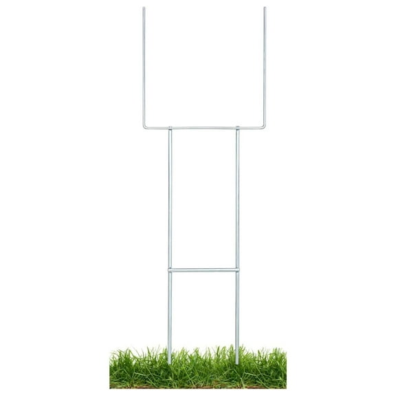 30" Heavy Duty Yard Stakes, 10 Pack, 25 Diameter Metal Frame Wire Step Stake for Yard Signs (10 Pack)