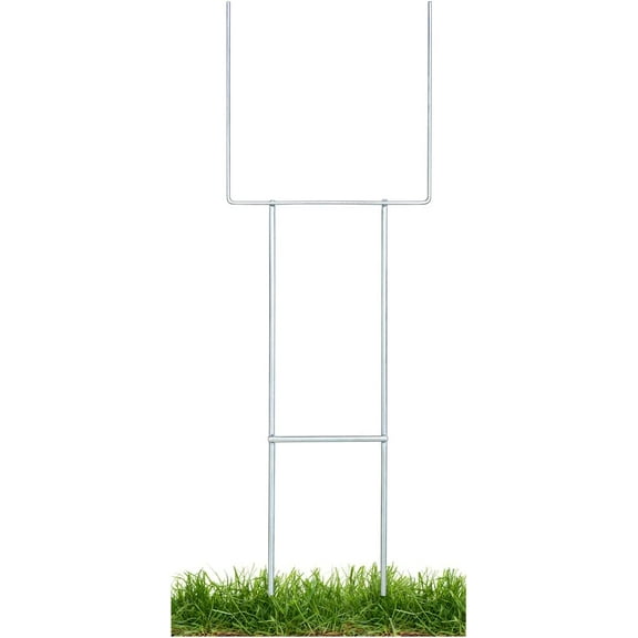 30" Heavy Duty Yard Stakes, 5 Pack, .25 Diameter Metal Frame Wire Step Stake for Yard Signs (5 Pack)