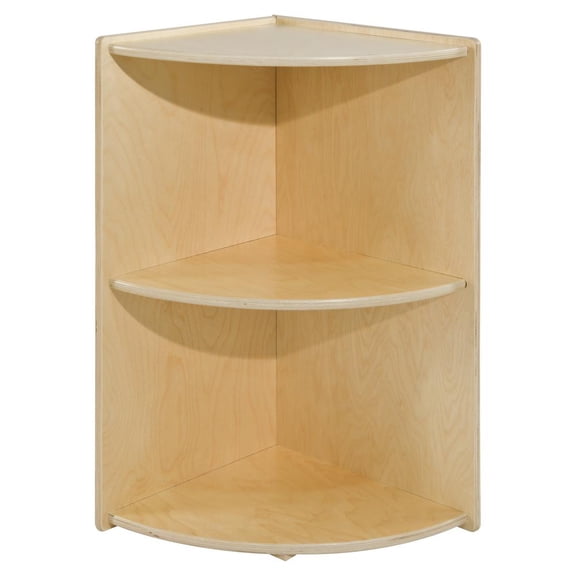 WOOD DESIGNS 30" High Corner Shelf