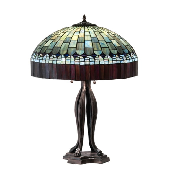 Meyda Lighting 30" High Tiffany Candice Table Lamp