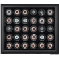 30 Hockey Puck Black Framed Display Case - Fanatics Authentic Certified