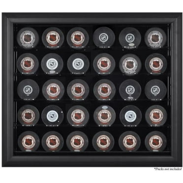 30 Hockey Puck Black Framed Display Case - Fanatics Authentic Certified
