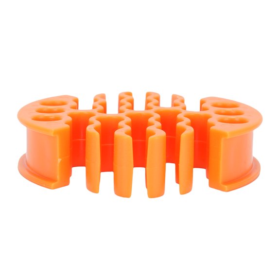 30-Hole PC Wire Comb Cable Organizer with Low Friction Die-Cut Holes for Network Cables - Includes Cable Tie 0.3in 30 Network Cables