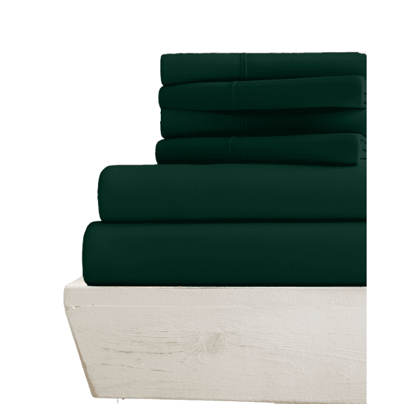 30-INCH EXTRA DEEP POCKETS - 7 PC Split King Giza Sheets for Adjustable Bed - (Extra Pillowcases) 700-Thread-Count 100% Giza Cotton- 700TC Cotton- Teal Blue