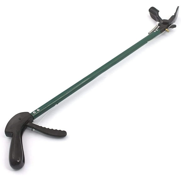 30 INCH Professional Standard Snake Tongs Reptile Grabber Rattle Snake Catcher Green Wide JAW HANDLING Tool A+ Quality