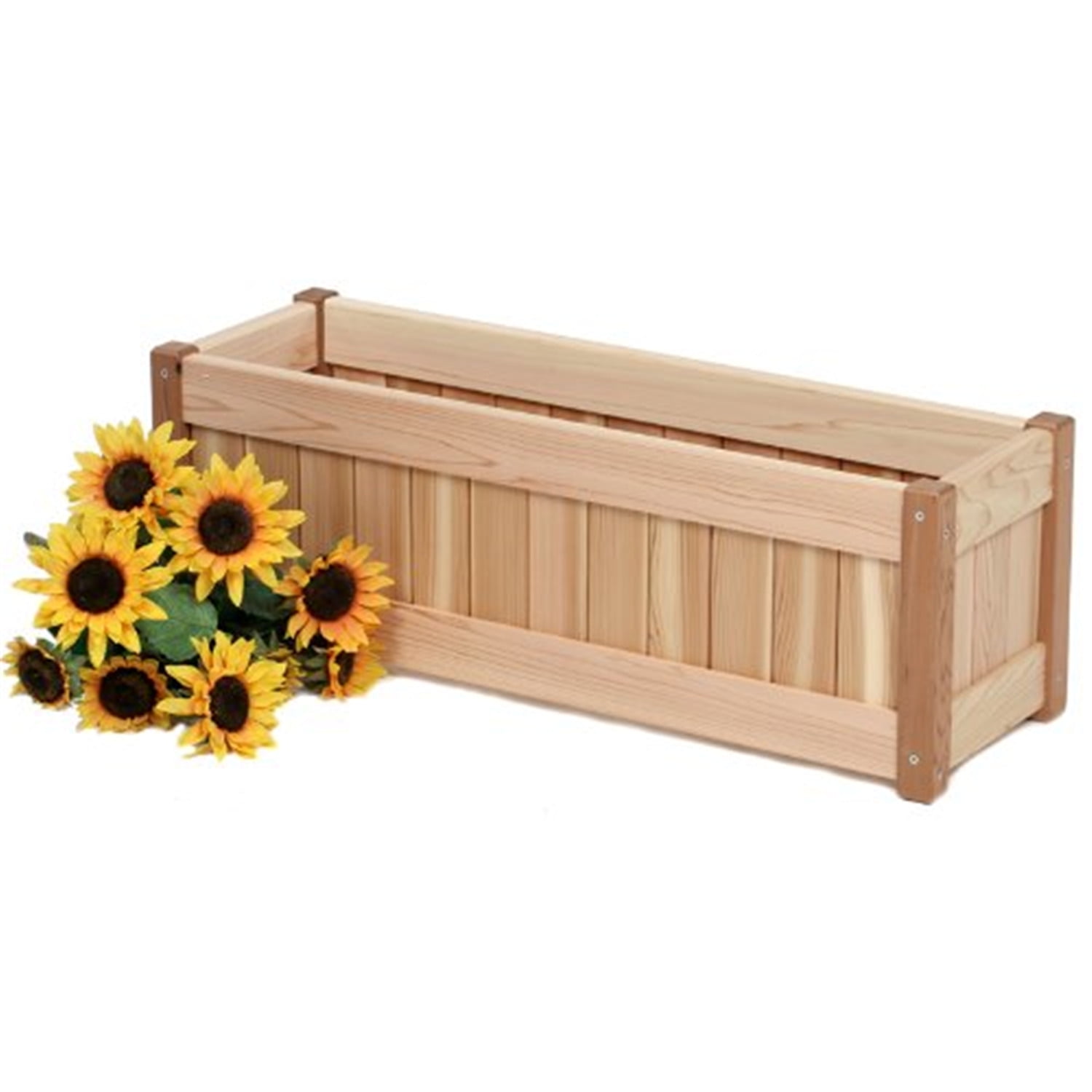 Western Red Cedar 32'' Outdoor Planter Box