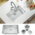 thumbnail image 1 of 30 In Kitchen Single Sink Undercounter Sink Stainless Steel Laundry Tool Sink, 1 of 9