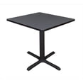 thumbnail image 1 of 30 In. Square Cain Lunchroom Table - Grey, 1 of 1