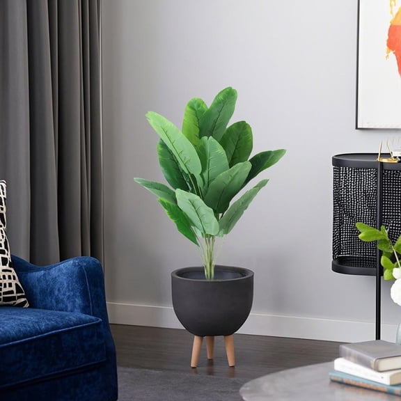 30 Inch Artificial Plantss Decorative Potted Faux Greenery Simulation Bonsai Tree for Office Living Room Desktop Indoor Home Decor - Plastic Fake Flowers Greenery No Watering Needed 75cm Tall