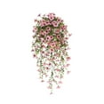 thumbnail image 1 of 30 Inch Artificial Trailing Violet Hanging Vine with Cascading Blooms and Luxuriant Foliage, Faux Garland for Ceiling Wall or Wedding Backdrop, Low Maintenance Decor for Home Office and Covered Patio, 1 of 6