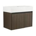 thumbnail image 1 of 30 Inch Bathroom Vanity with Sink, Soft Close Doors, Floating Mount Design for Small Bathroom Spaces, Compact Storage Solution, 1 of 9