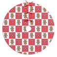 thumbnail image 1 of 30 Inch Christmas Tree Skirt – Velvet Plush Tree Mat, Soft Thickened Polyester with Red Ties, Single-Sided Printing, Available in 30in/36in/48in, Perfect for Holiday Xmas Tree Decoration, 1 of 7