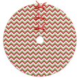 thumbnail image 1 of 30 Inch Christmas Tree Skirt – Velvet Plush Tree Mat, Soft Thickened Polyester with Red Ties, Single-Sided Printing, Available in 30in/36in/48in, Perfect for Holiday Xmas Tree Decoration, 1 of 7
