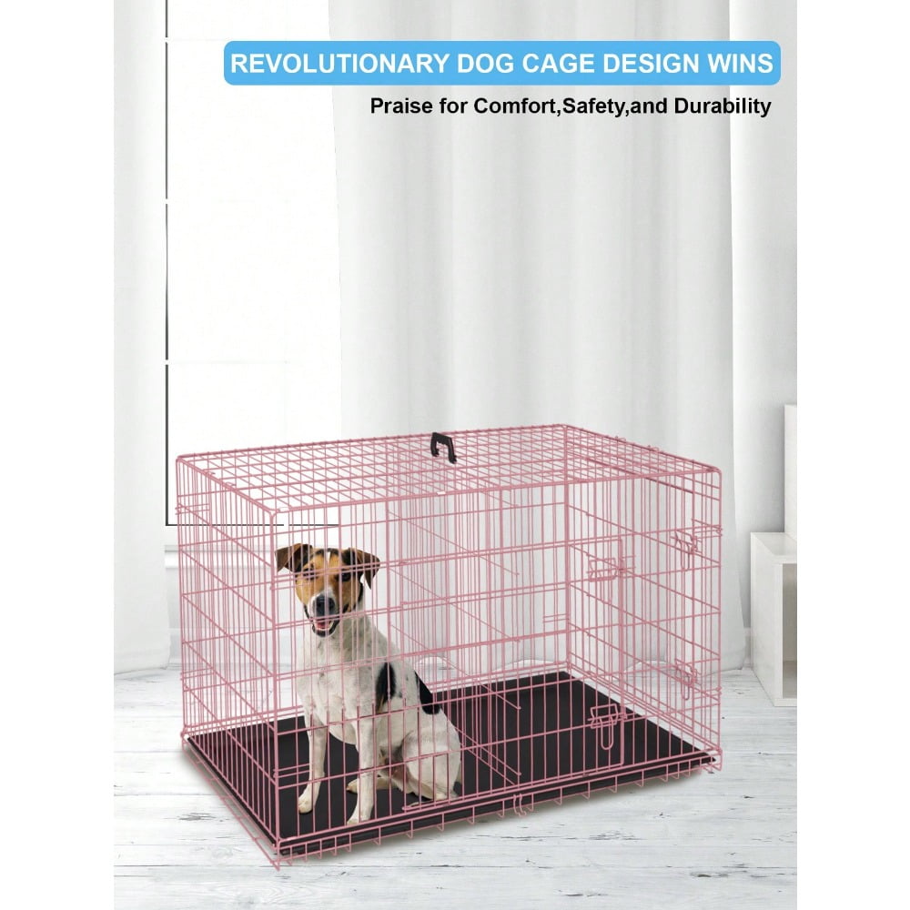 Picture of 30 Inch Dog Crate For Small Dog, Metal Wire Pet Dog Cage For Small ...