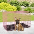 thumbnail image 1 of 30 Inch Dog Crates for Small Medium Dogs Folding Metal Wire Crates Dog Kennels Outdoor and Indoor Pet Dog Cage Crate with Double-Door,Divider Panel, Removable Tray and Handle,Pink, 1 of 6