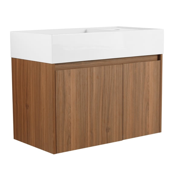 30 Inch Eco-Friendly Bathroom Cabinet with Durable Plywood and Storage for Small Bathrooms Is Built to Last