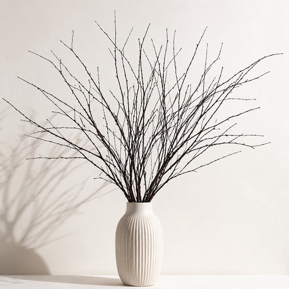 30 Inch Fake Curly Willow Branches, 6Pcs Bendable Artificial Twig Stems Minimalist Dried Look Branches for Tall Vase Table Centerpiece Decor
