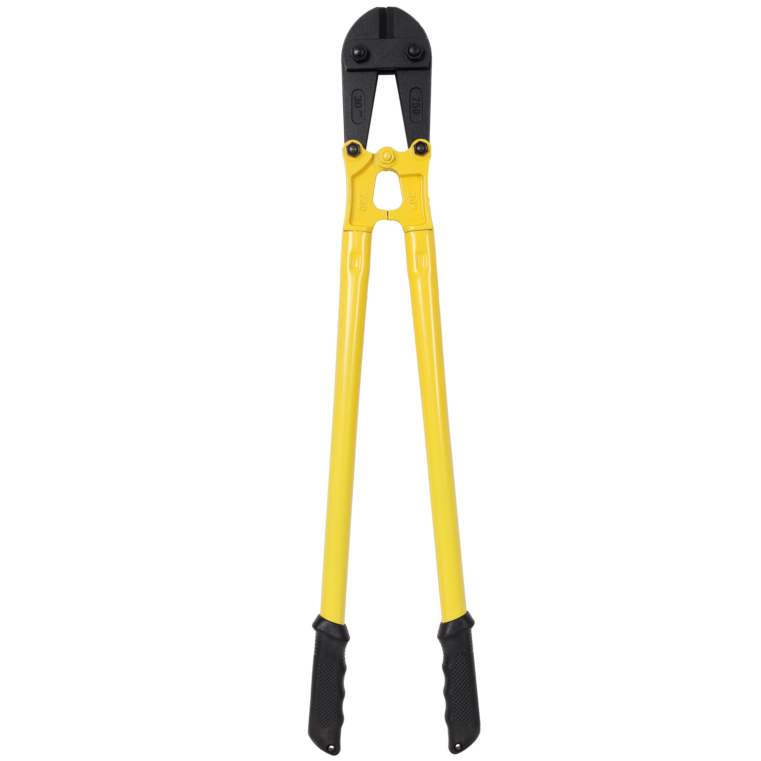 30 Inch Heavy‑Duty Medium Bolt Cutter with Ergonomic Soft Rubber Grip, Anti‑Rust Metal Cutting Tool for Fence Steel Wire Chain Screws Rivets Padlocks