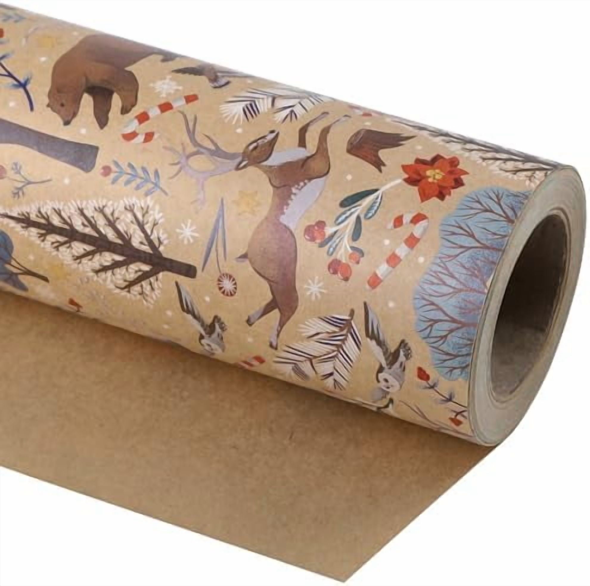 Kraft Christmas Wrapping Papernull