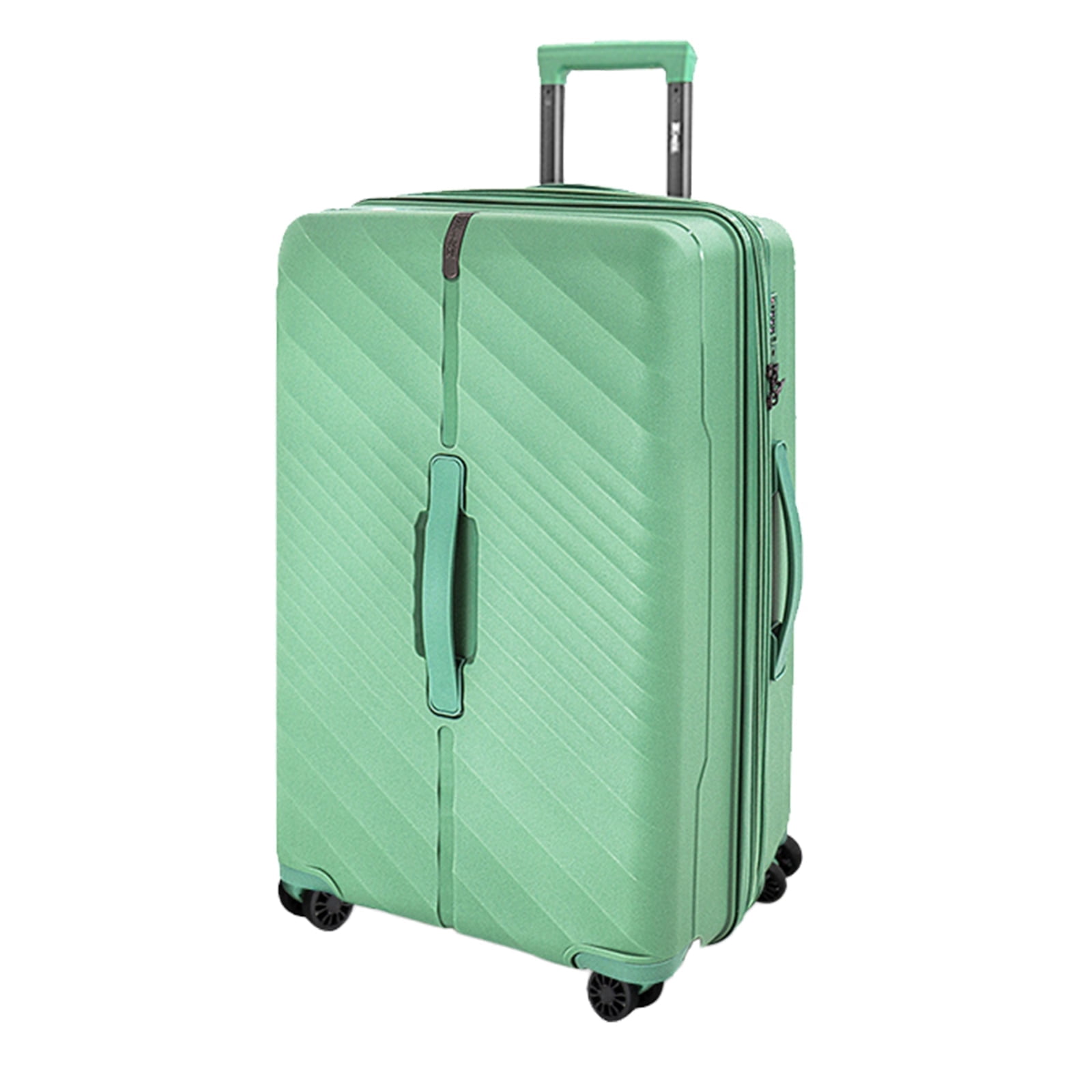 New York Xpress 30" Large Checked Hardside Luggage, Expandable Suitcase with Spinner Wheels and TSA Lock, Green - DQ135