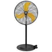 30 Inch Oscillating Pedestal Fan Pro Series, 3 Speed 9500 CFM High Velocity Metal Standing Fans with Caster, Heavy Duty Industrial Fan for Commercial, Warehouse, Garage - UL Safety Listed