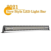 30Inch Quad Row LED Work Light Bar Spot Flood Off Road Driving Lamp Truck US