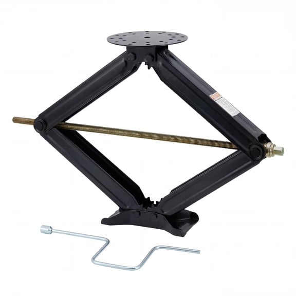 30 Inch RV Scissor Jacks 2 Pack 5000 LBS Capacity, Heavy Duty Steel Stabilizer Leveling Jacks for Camper, Trailer, 5th Wheel & Motorhome