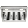 thumbnail image 1 of Akicon 30 Inch Range Hood Insert, Stainless Steel 6" Ducted Insert/Built-in Kitchen Vent Hood with 600 CFM Suction, Dimmable LED Lights and Dishwasher Safe Filters, 3 Speed, Cool White, 1 of 9