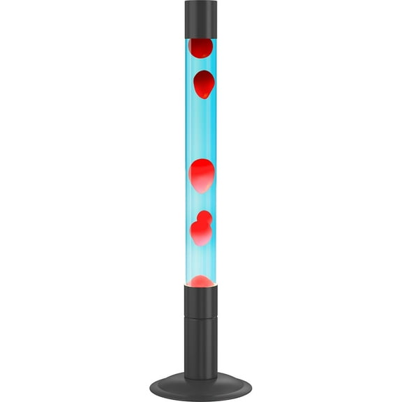 30-Inch Relaxing Liquid Lamps,Lamps, Home Decor Living Room Office Bedroom Lamp for Adults (Blue Water Red Wax)