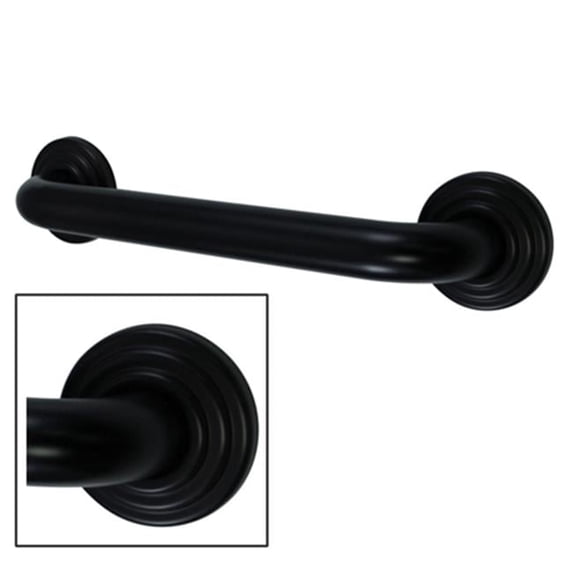 30 Inch Restoration Decor Grab Bar - Oil Rubbed Bronze