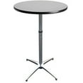thumbnail image 1 of 30 Inch Round Grey Nebula Top Adjustable Height Cocktail Table-by Banquet Tables Pro, 1 of 2