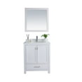 thumbnail image 1 of 30 - Inch Single Sink Bathroom Vanity With Pure White Countertop - Laviva, 1 of 3