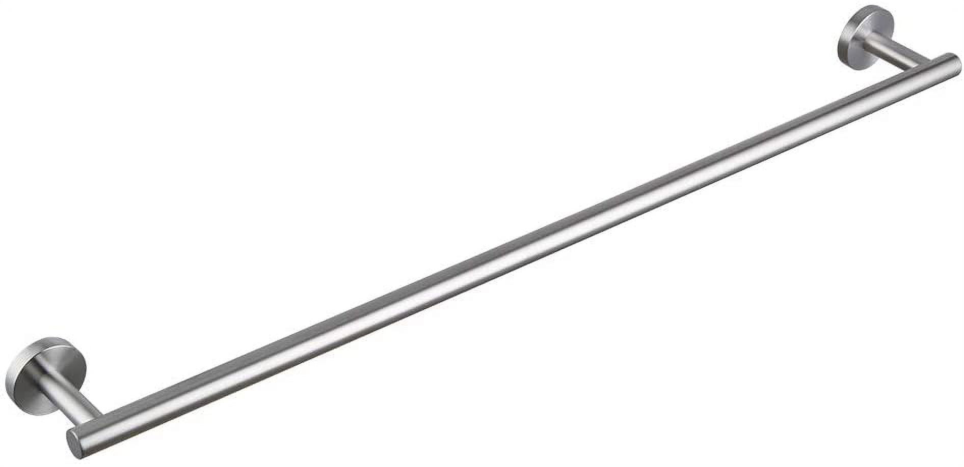 Matte Black Bath Towel Bar, 30-Inch Towel Racks For Bathroom Wall-Mounted, SUS304 Stainless Steel Towel Rod (Total Length 32-Inch