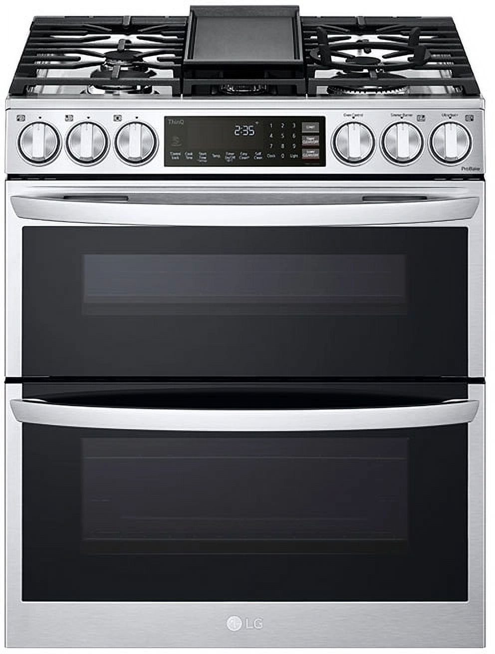 Gas stove with 2 ovens discount