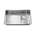thumbnail image 1 of 30 Inch Stainless Steel Single Bowl Undermount Workstation Double Ledges Kitchen Sink With Sliding Accessories, 1 of 13