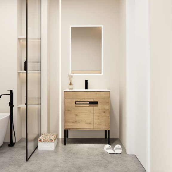 30-Inch Vanity | Optional Conversion Installation | Extra Storage Space in Bathroom