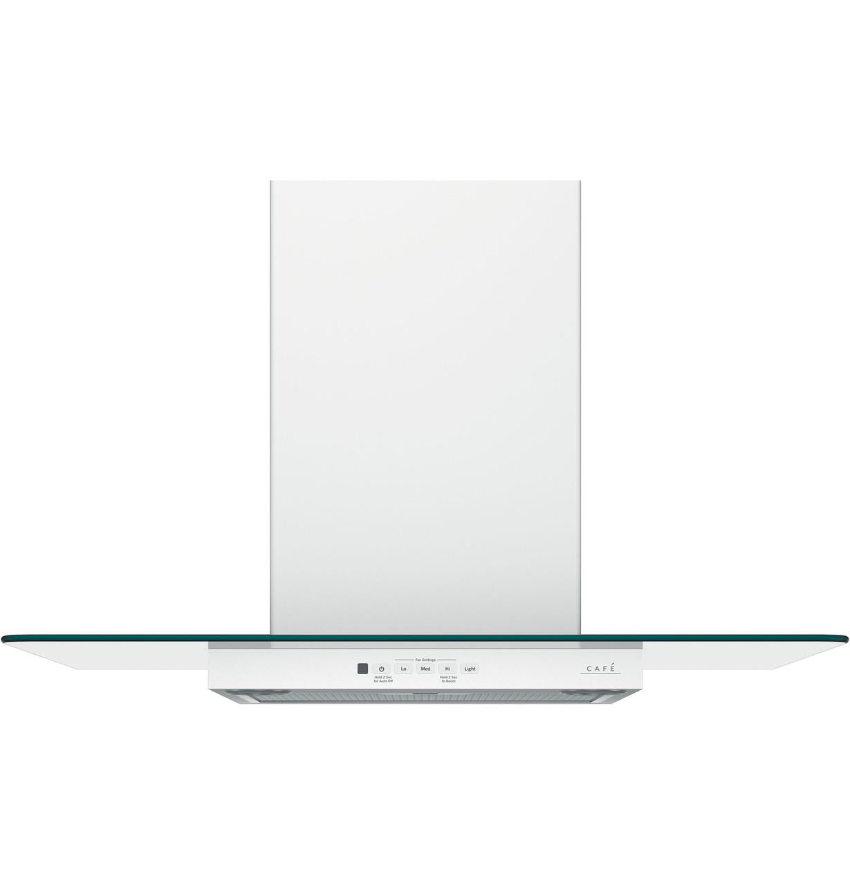 Matte White Stainless Steel Convertible Wall Mount Range Hood